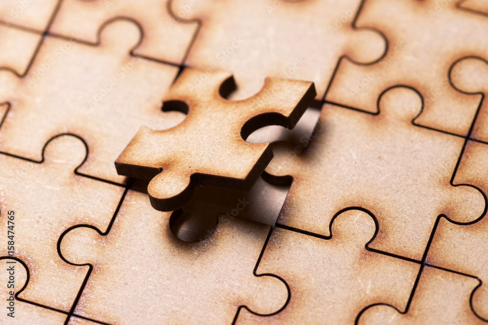 Puzzle close up Puzzle close up