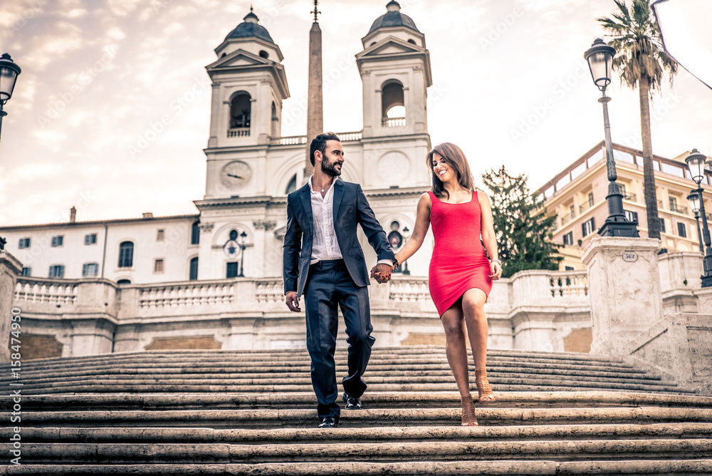 Couple in Rome