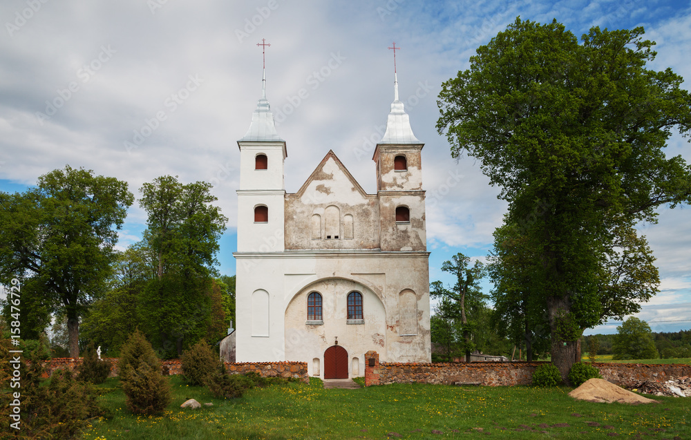 Repair of small church.