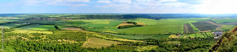 Landscape of a Czech Central Mountains.
