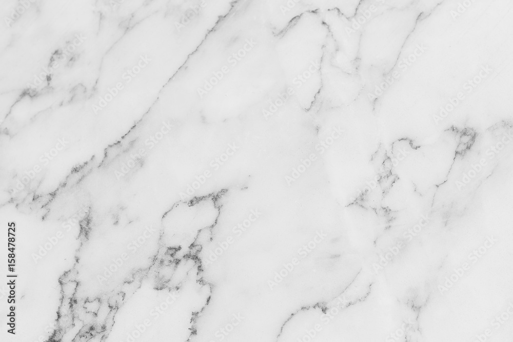 White marble texture with natural pattern for background