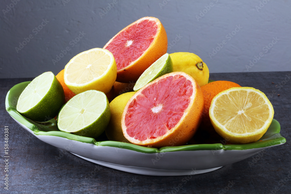Citrus fruits (orange, lemon, grapefruit, mandarin, lime) Citrus fruits (orange, lemon, grapefruit, mandarin, lime)
