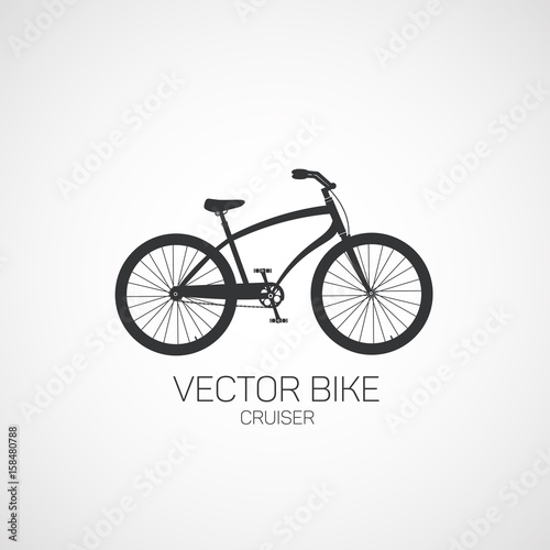 Obraz na płótnie Bicycle is a cruiser.