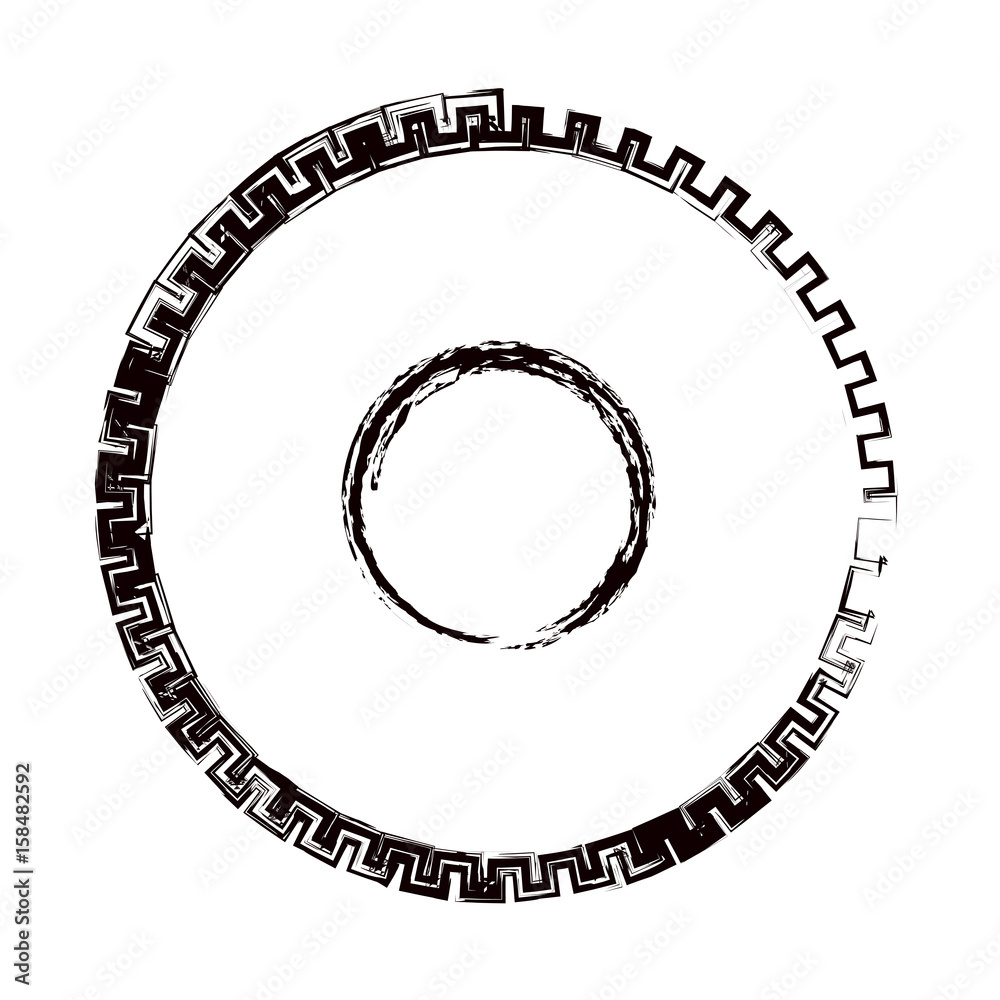 blurred thick contour cog wheel pinion icon vector illustration blurred thick contour cog wheel pinion icon vector illustration
