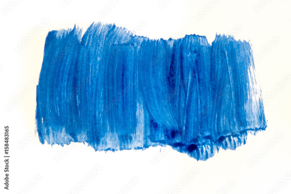 Blaues Muster Wassserfarben farben Pinselstrich