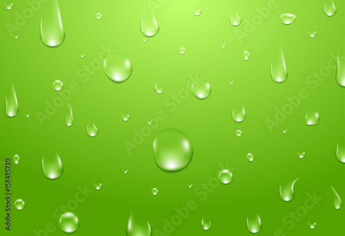 Water drops background. Fresh aqua or healthy natural concept