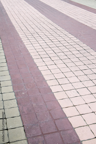 Vintage stone street road pavement texture