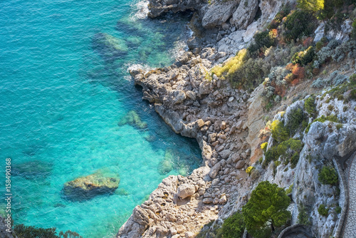 Via Krupp, Capri island, Campania region, Italy