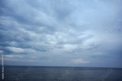 Fototapeta Naklejka Na Ścianę i Meble -  Gray clouds before the storm