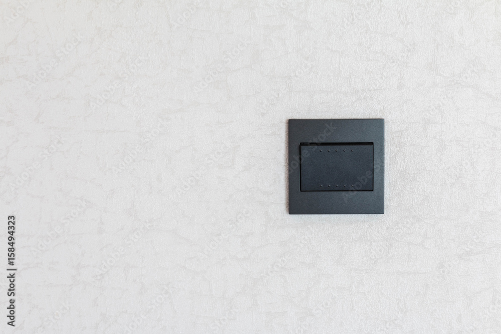 Black power switch ,blank for copy space. Black power switch ,blank for copy space.