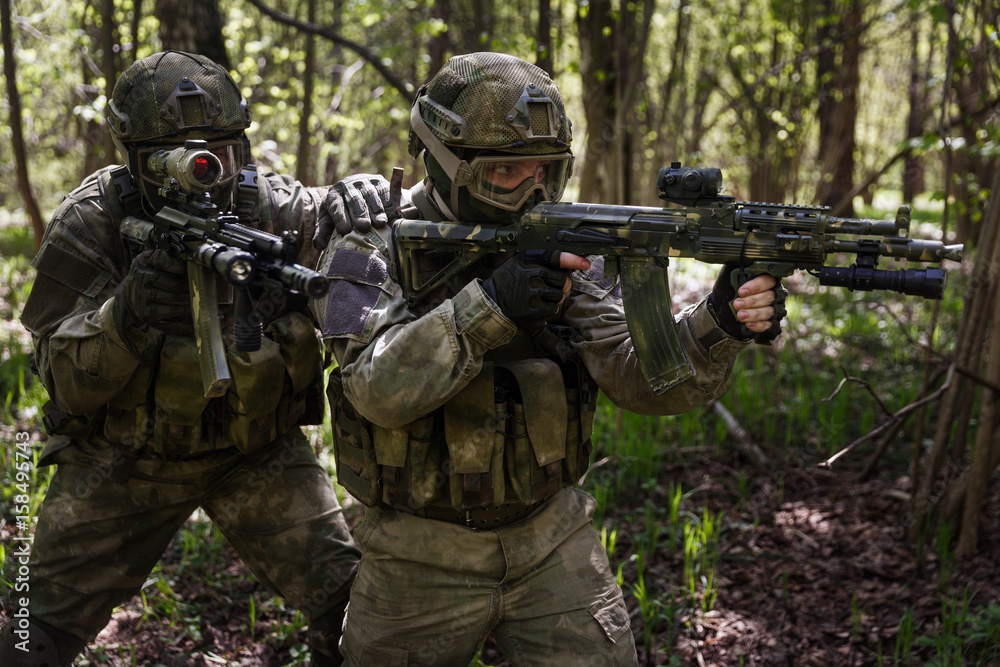 Two officers in military intelligence Two officers in military intelligence