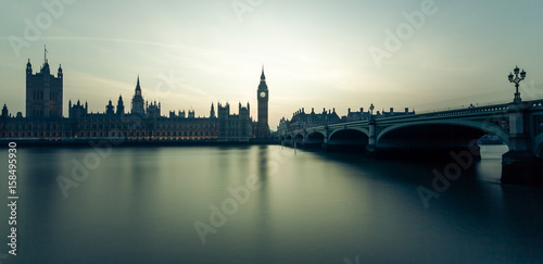 Fototapeta Westminster Parliament seen from across the river