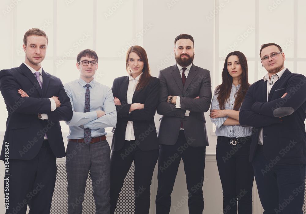 Successful Team Concept. Confident Business People Successful Team Concept. Confident Business People