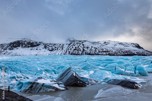 Svínafellsjökull glacier in Iceland  © Daniel