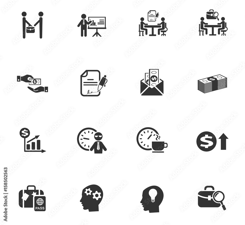 office life icon set office life icon set