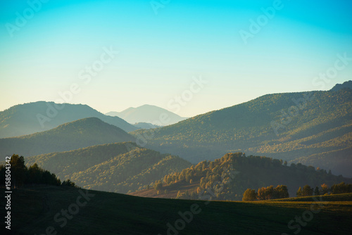 Beauty dawn in the mountains © olinchuk