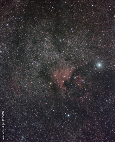 The North America Nebula and Denon Star