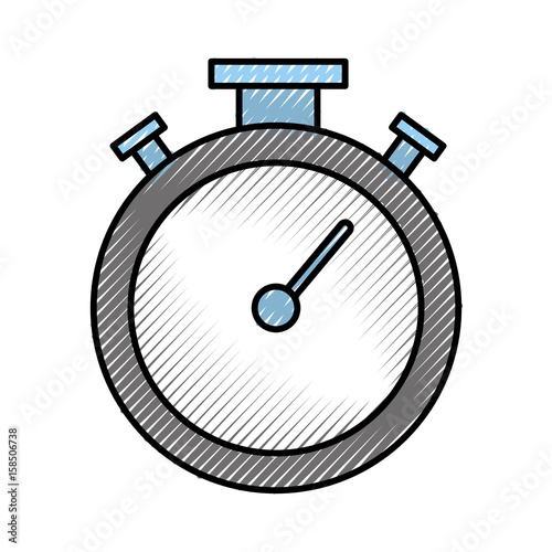 chronometer timer isolated icon vector illustration design