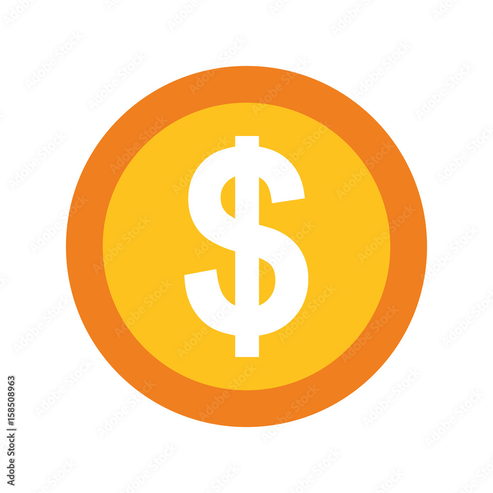 coin money isolated icon vector illustration design coin money isolated icon vector illustration design