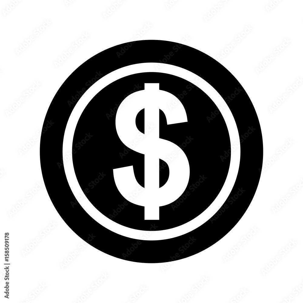 coin money isolated icon vector illustration design coin money isolated icon vector illustration design