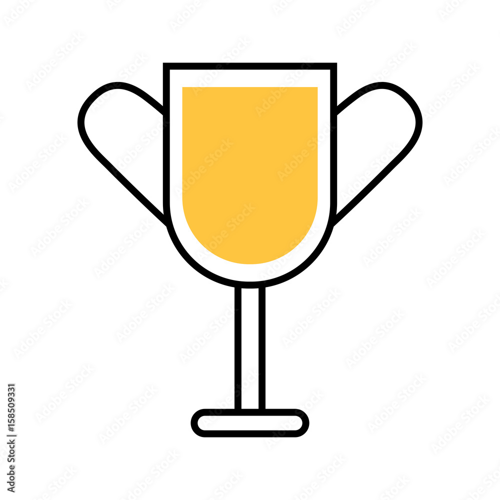 trophy cup isolated icon vector illustration design trophy cup isolated icon vector illustration design