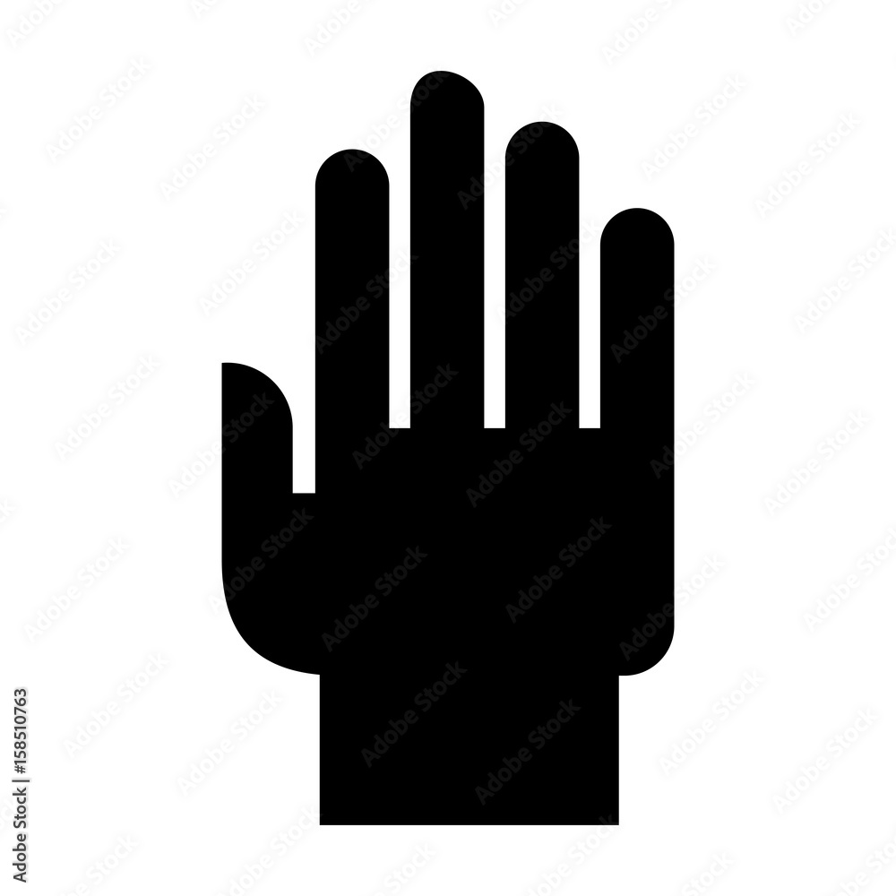 hand human open icon vector illustration design hand human open icon vector illustration design