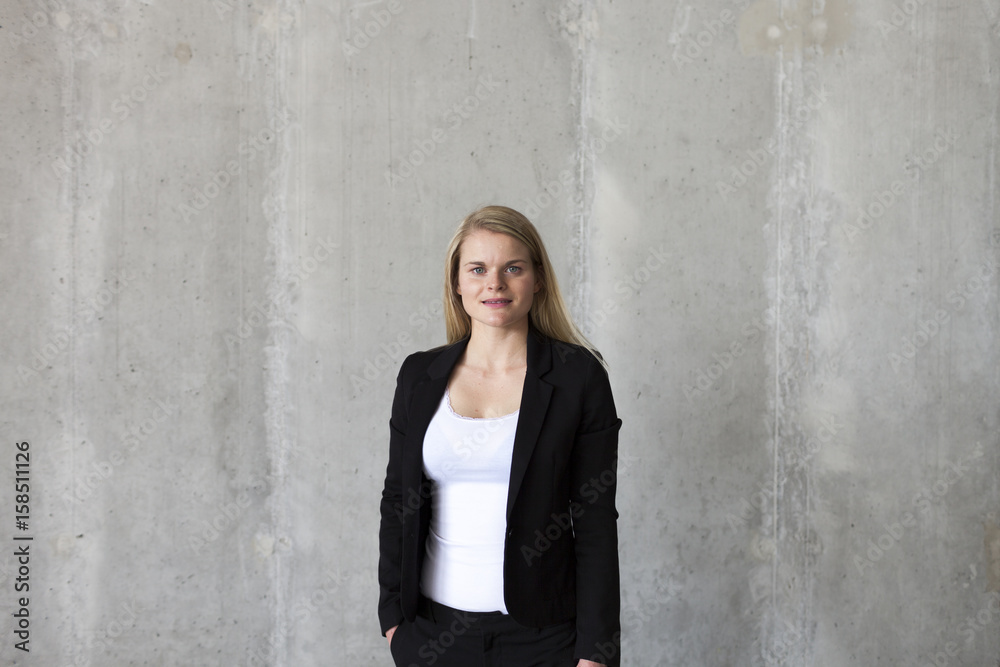 Portrait of a young businesswoman.