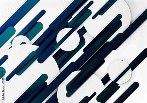 Cut 3d paper color straight lines abstract background