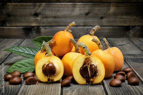 Medlars produced with organic cultivation