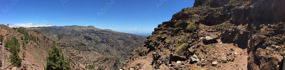 La Gomera Panorama Berge