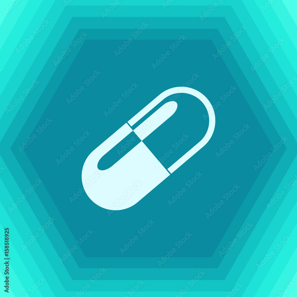 Vector pill icon Vector pill icon