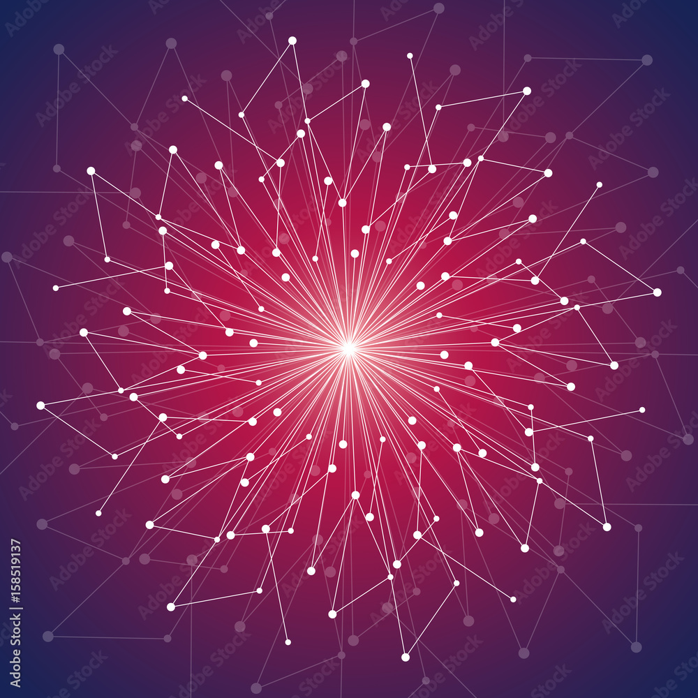 Obraz premium Vector geometric background