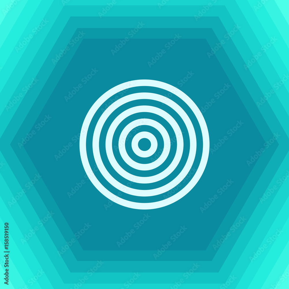 Vector target icon Vector target icon