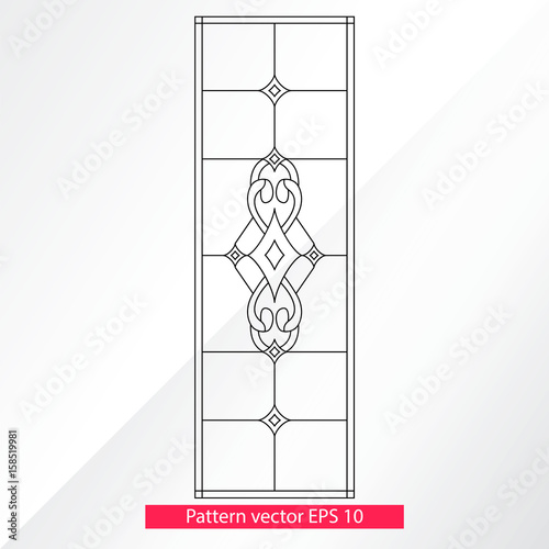 Ornament and decor, design elements. Decoration of the page. Vector illustration. Isolated on light background