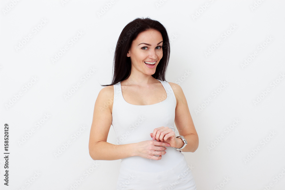 Portrait of attractive middle-aged woman Portrait of attractive middle-aged woman
