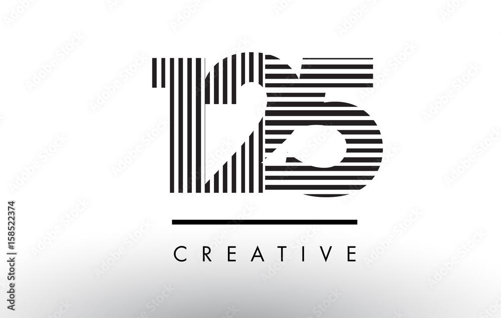 125 Black and White Lines Number Logo Design. 125 Black and White Lines Number Logo Design.