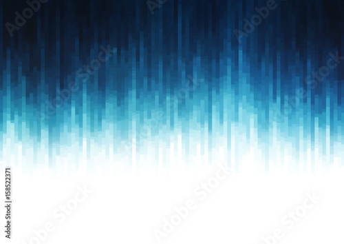 Abstract background with many overlapping geometry. Shades of blue. Horizontal format A4.