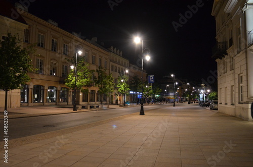 Warsaw at night. Old town © artarta2012