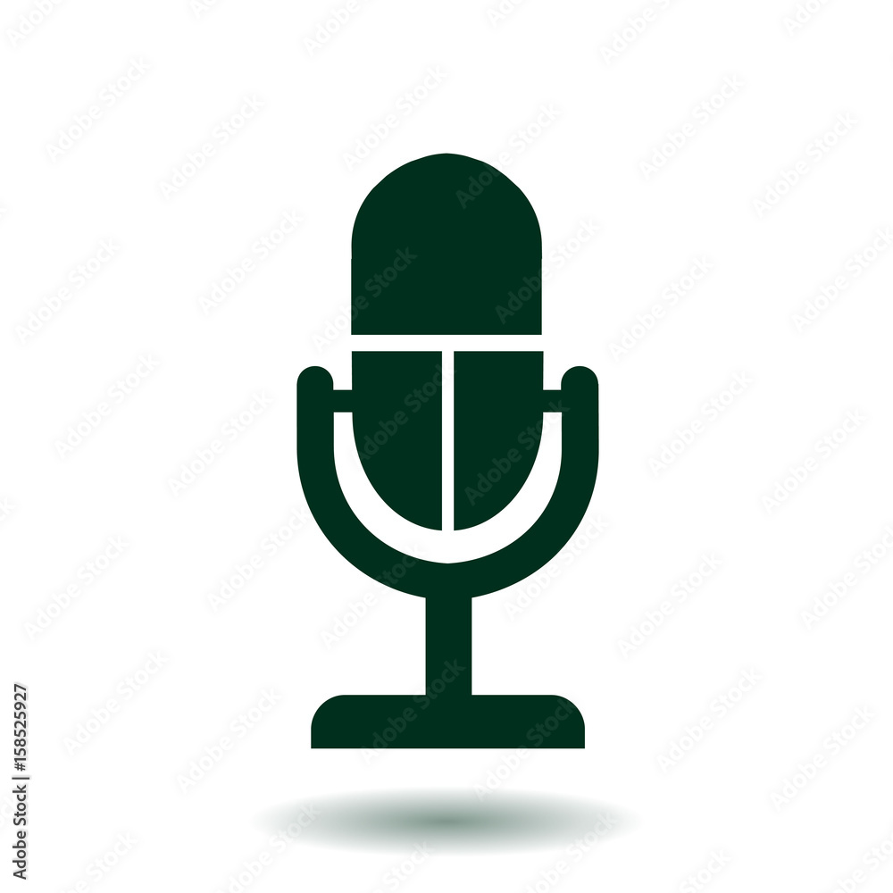 Speaker icon. Live music sign. Flat design style. Speaker icon. Live music sign. Flat design style.