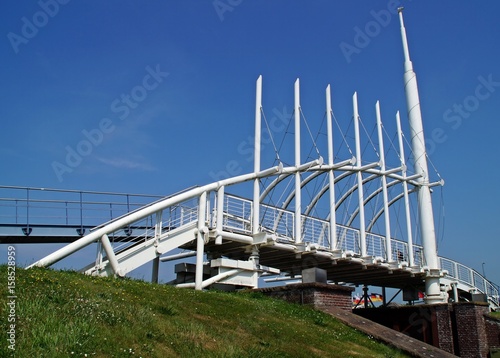Moderne Deichbrücke Bensersiel  photo