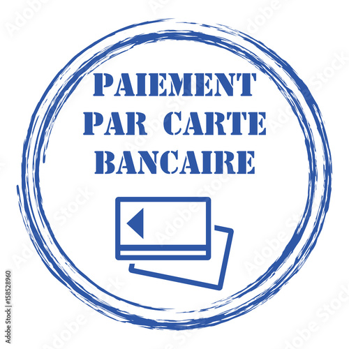 Logo paiement par carte bancaire.