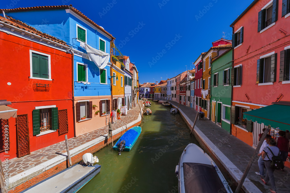 Burano village - Venice Italy