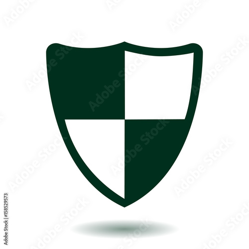 Shield icon. Protection concept.  Software designed to detect and destroy computer viruses.
