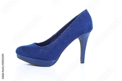 Blue fashion elegant shoe