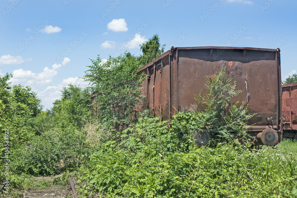 Old railway wagons Old railway wagons