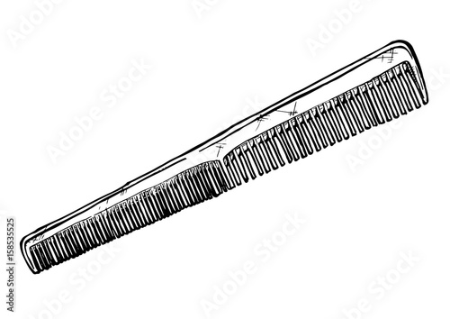 illustration of comb