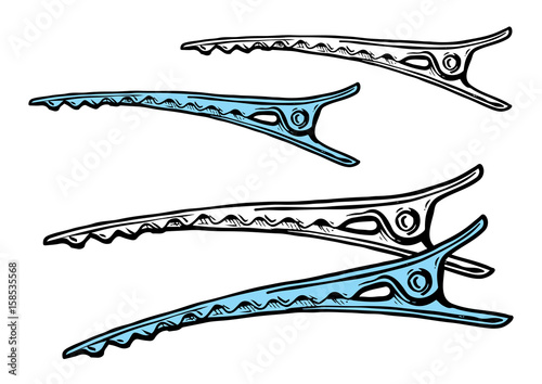 barrette alligator hair clips