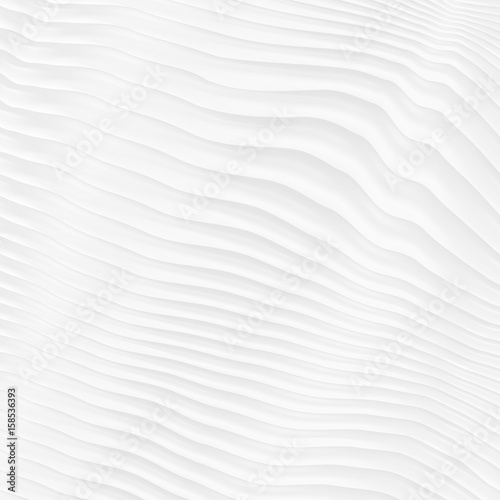 White texture. abstract pattern seamless. wave wavy nature geometric modern. © SK_PueN