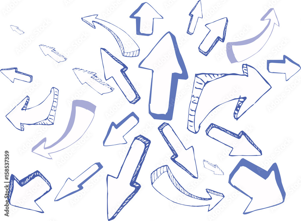 Sketched Arrows Sketched Arrows