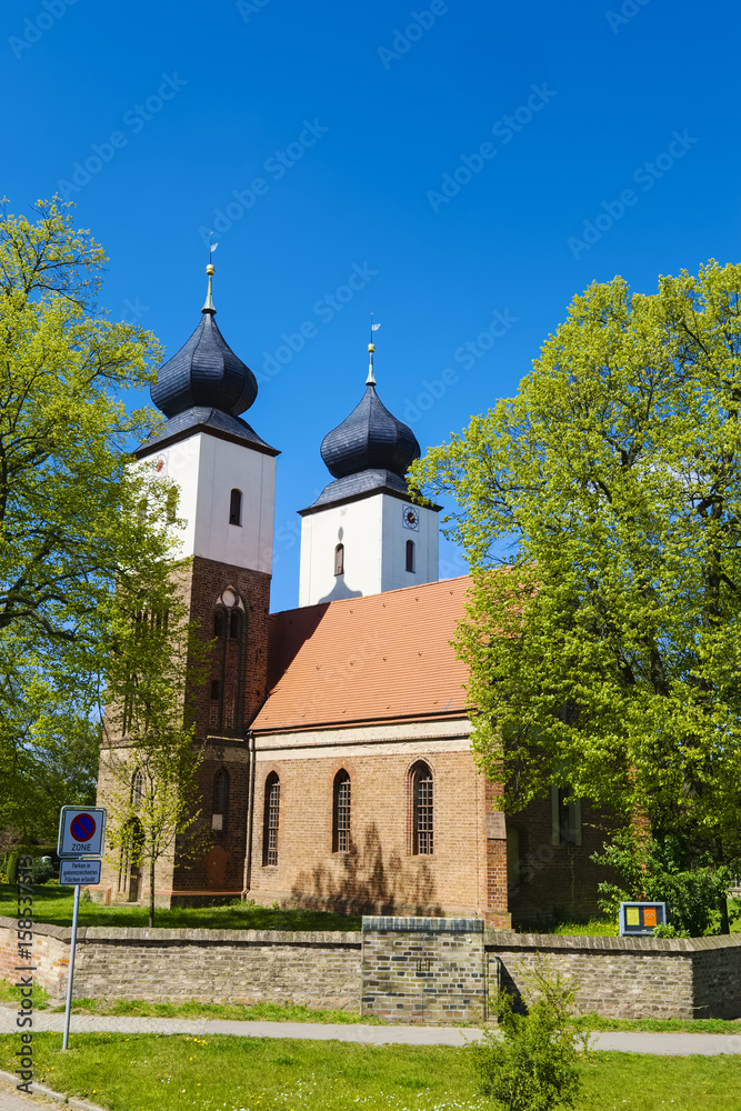 St.-Marien-Kirche in Tremmen, Brandenburg, Deutschland